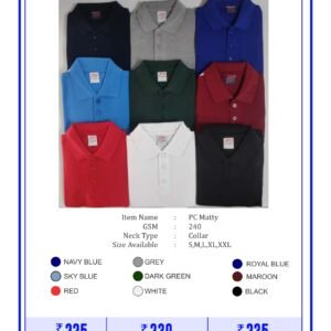 PC Matty T-Shirt 240 GSM